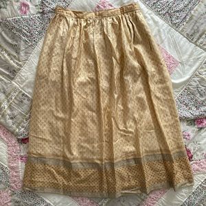 Treacy Lowe London 100% Silk Skirt with Pocket, Made in India: Size 12
